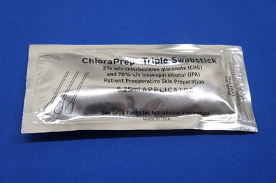 CareFusion ChloraPrep Triple Swabstick 5.25ml Applicator